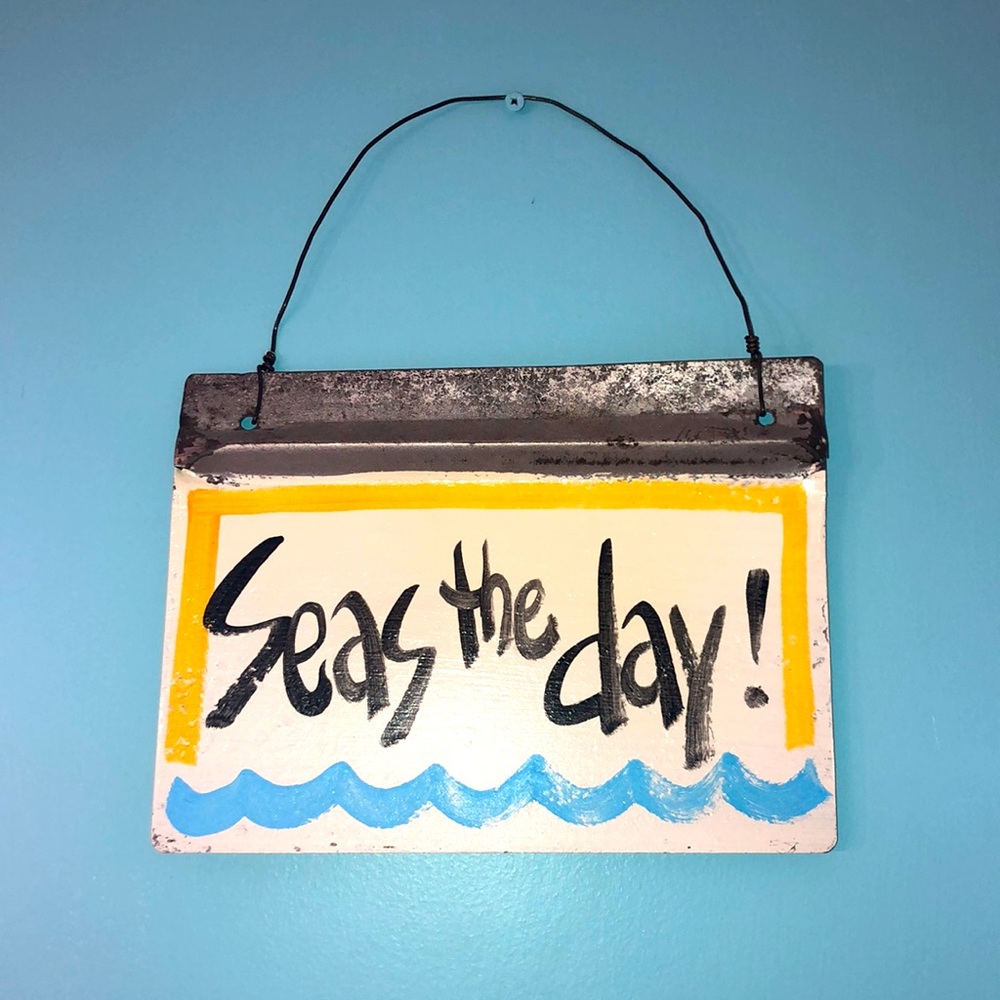 Metal sign